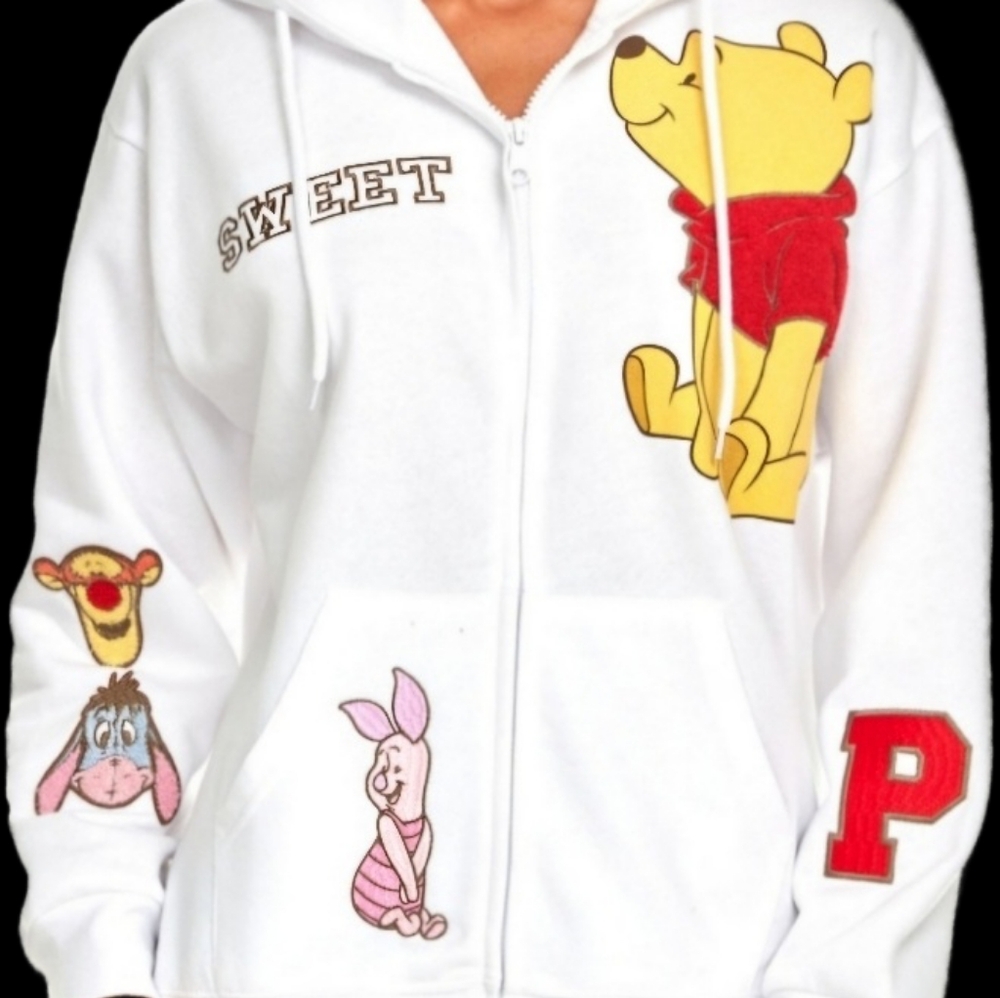 STITCH Disney full zip sweatshirt, hoodie, blue, large - Picture 16 of 16